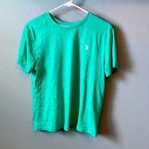 U.S. POLO ASSN. turquoise shirt